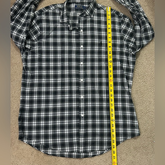 Polo Ralph Lauren Men’s Large Button Down Plaid Shirt - Picture 7 of 8